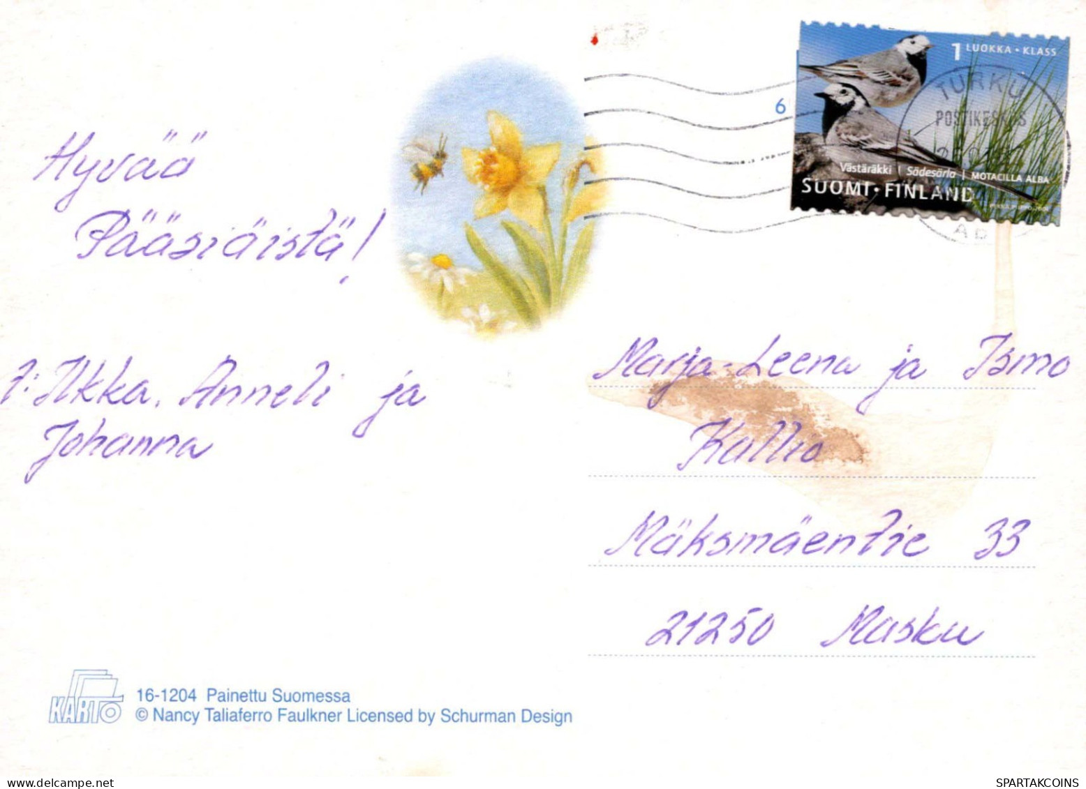 FLORES Vintage Tarjeta Postal CPSM #PAR076.ES - Blumen