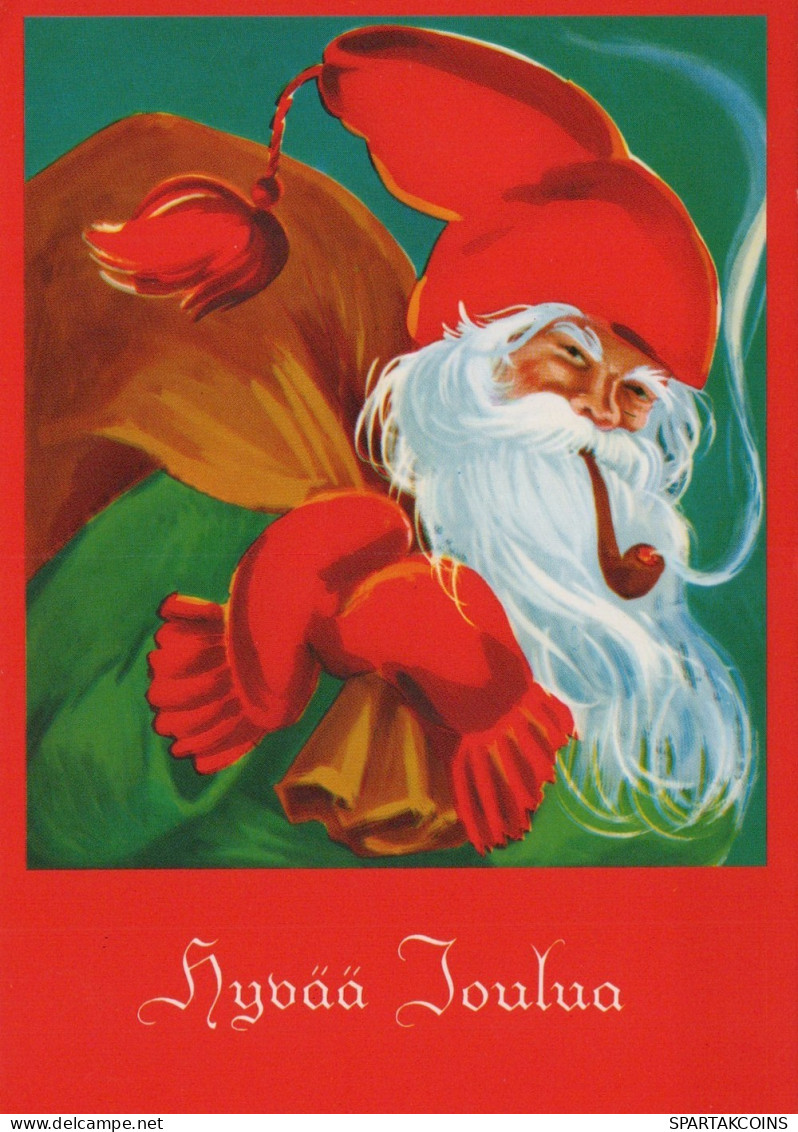 PAPÁ NOEL NAVIDAD Fiesta Vintage Tarjeta Postal CPSM #PAJ740.ES - Santa Claus