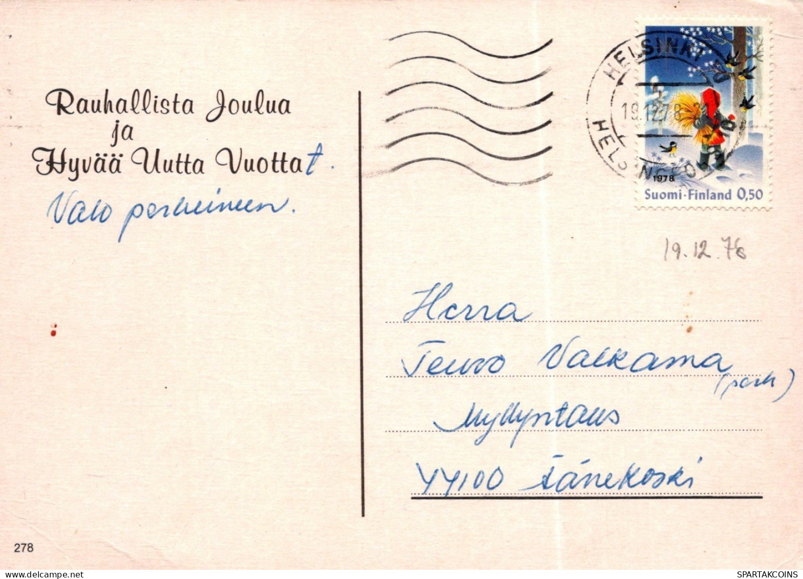 ÁNGEL NAVIDAD Vintage Tarjeta Postal CPSM #PAH950.ES - Angels