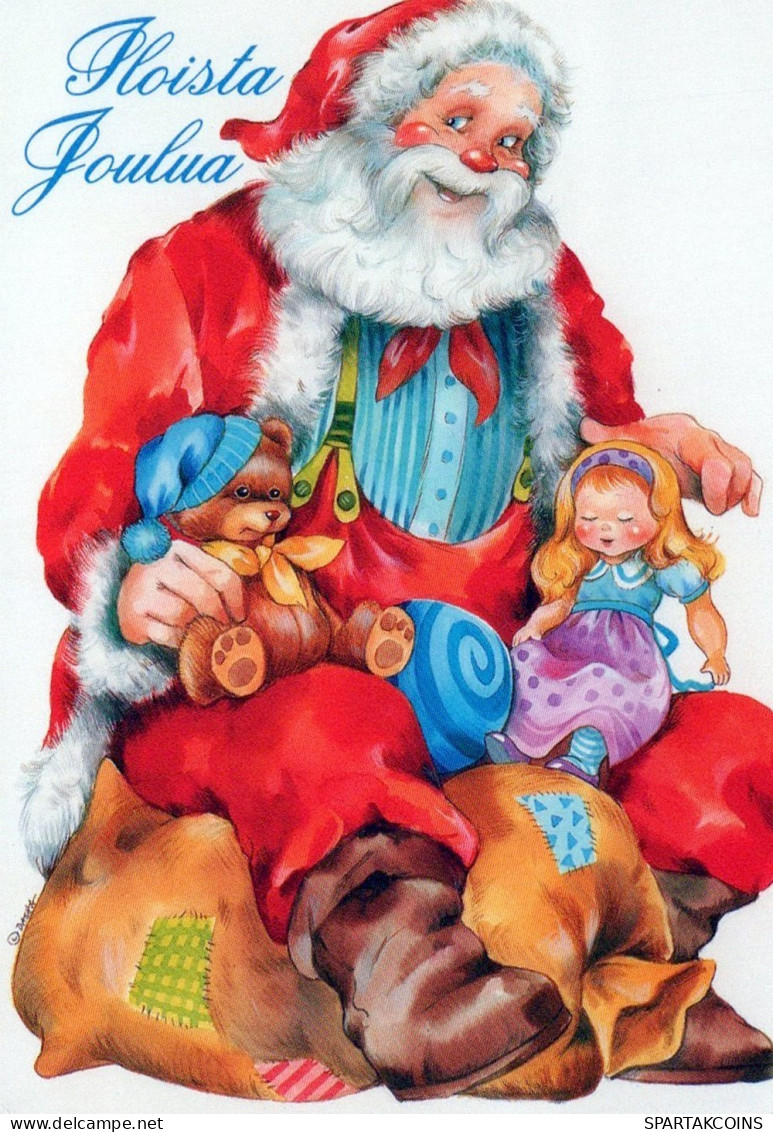 PAPÁ NOEL NAVIDAD Fiesta Vintage Tarjeta Postal CPSMPF #PAJ398.ES - Santa Claus
