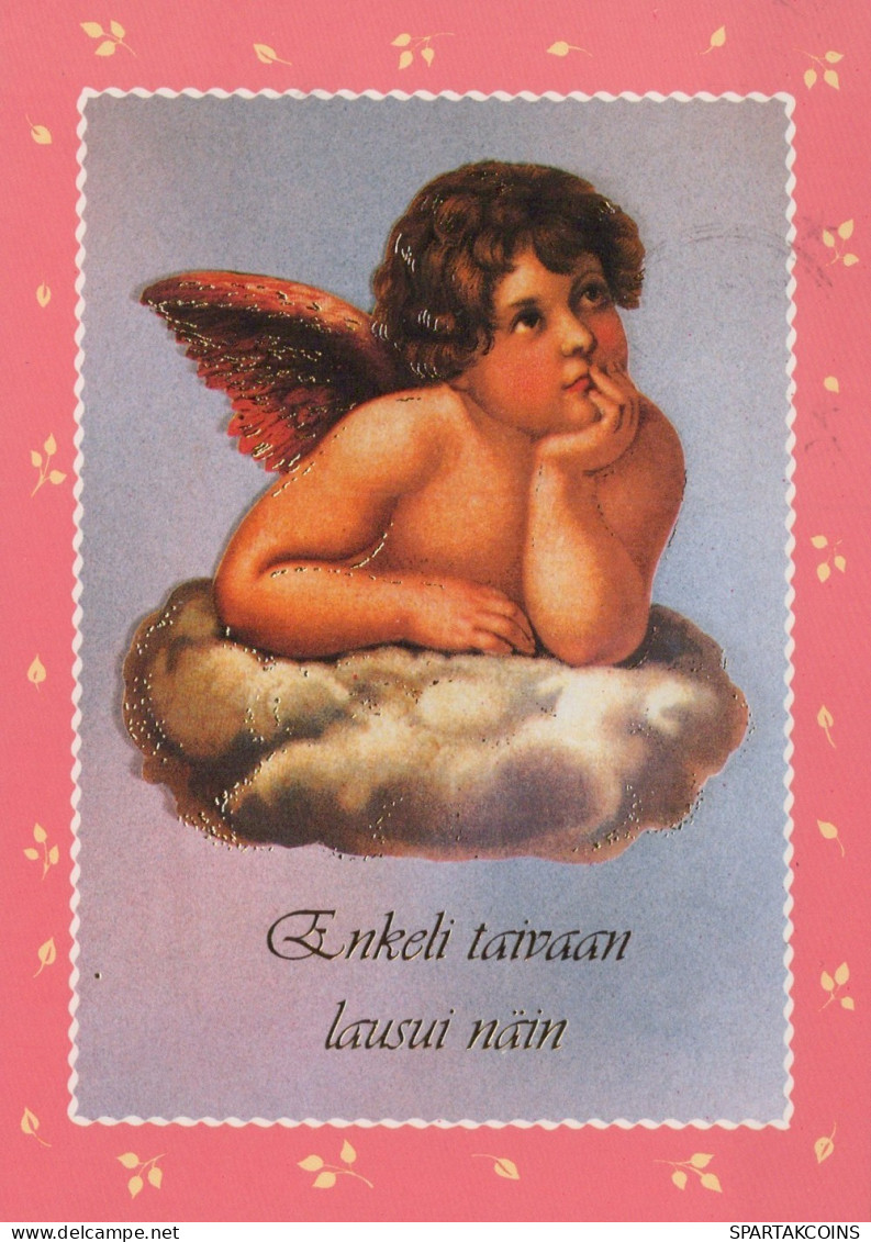 ÁNGEL NAVIDAD Vintage Tarjeta Postal CPSM #PAH699.ES - Engel