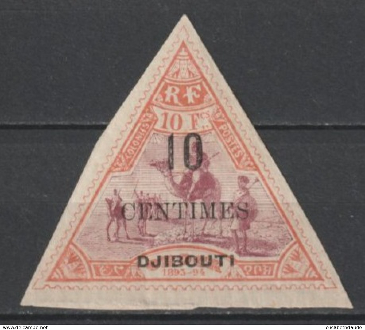 COTE DES SOMALIS - 1902 - YVERT N°33 * MH - COTE = 53 EUR. - Unused Stamps