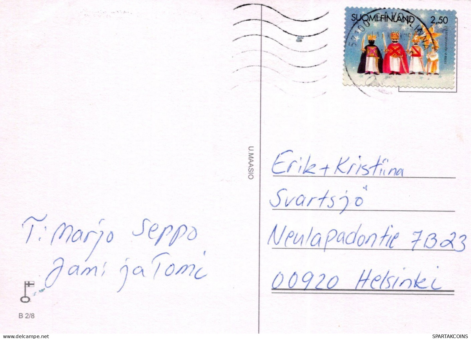 ÁNGEL NAVIDAD Vintage Tarjeta Postal CPSM #PAH260.ES - Engel