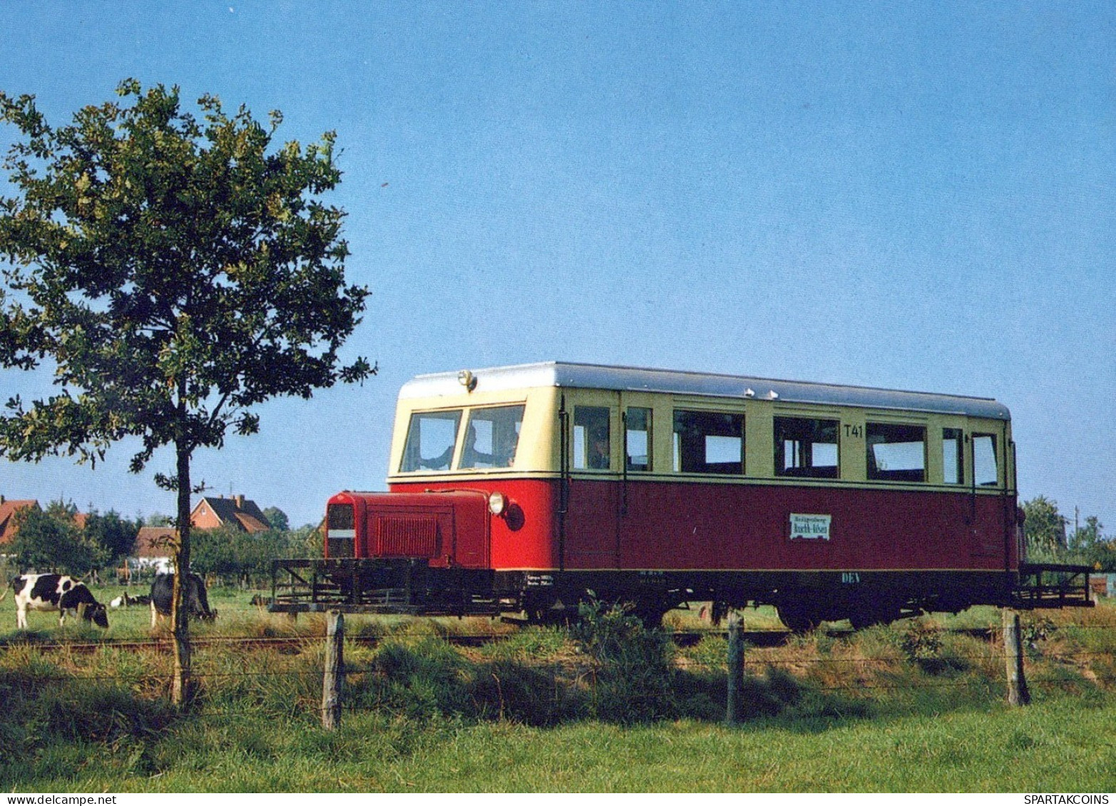 TREN TRANSPORTE Ferroviario Vintage Tarjeta Postal CPSM #PAA884.ES - Trenes