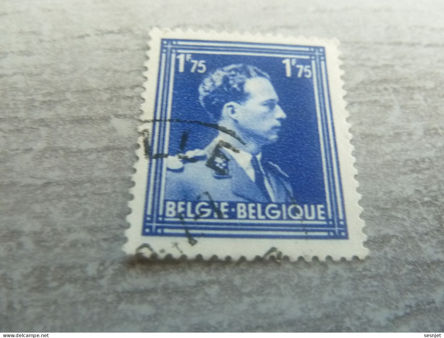 Belgique - Albert 1 - Val  1f.75 - Bleu - Oblitéré - Année 1945 - - Gebraucht