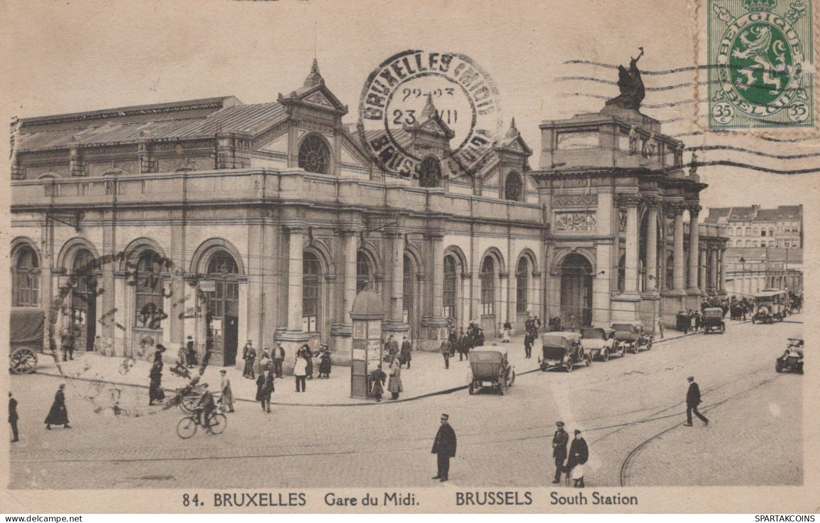 BELGIEN BRÜSSEL Postkarte CPA #PAD927.DE - Brussel (Stad)