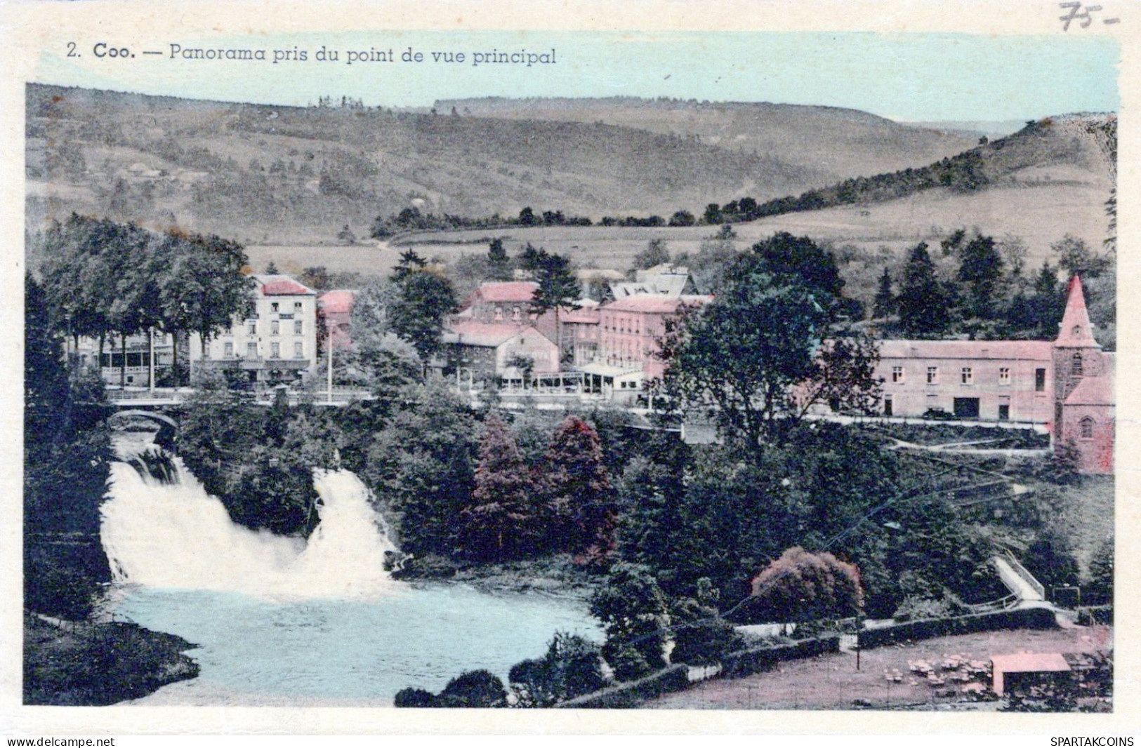 BELGIEN COO WASSERFALL Provinz Lüttich (Liège) Postkarte CPA Unposted #PAD091.DE - Stavelot