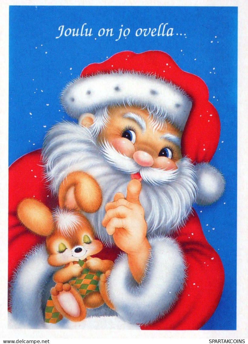 WEIHNACHTSMANN SANTA CLAUS Neujahr Weihnachten Vintage Ansichtskarte Postkarte CPSMPF #PKG287.DE - Santa Claus