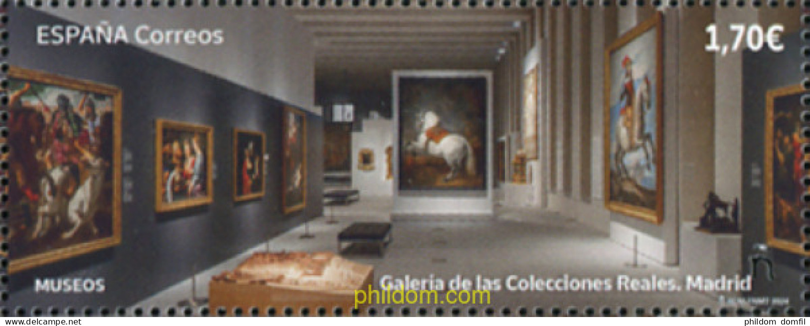 730074 MNH ESPAÑA 2024 MUSEOS. GALERÍA DE LAS COLECCIONES REALES. MADRID. - Unused Stamps