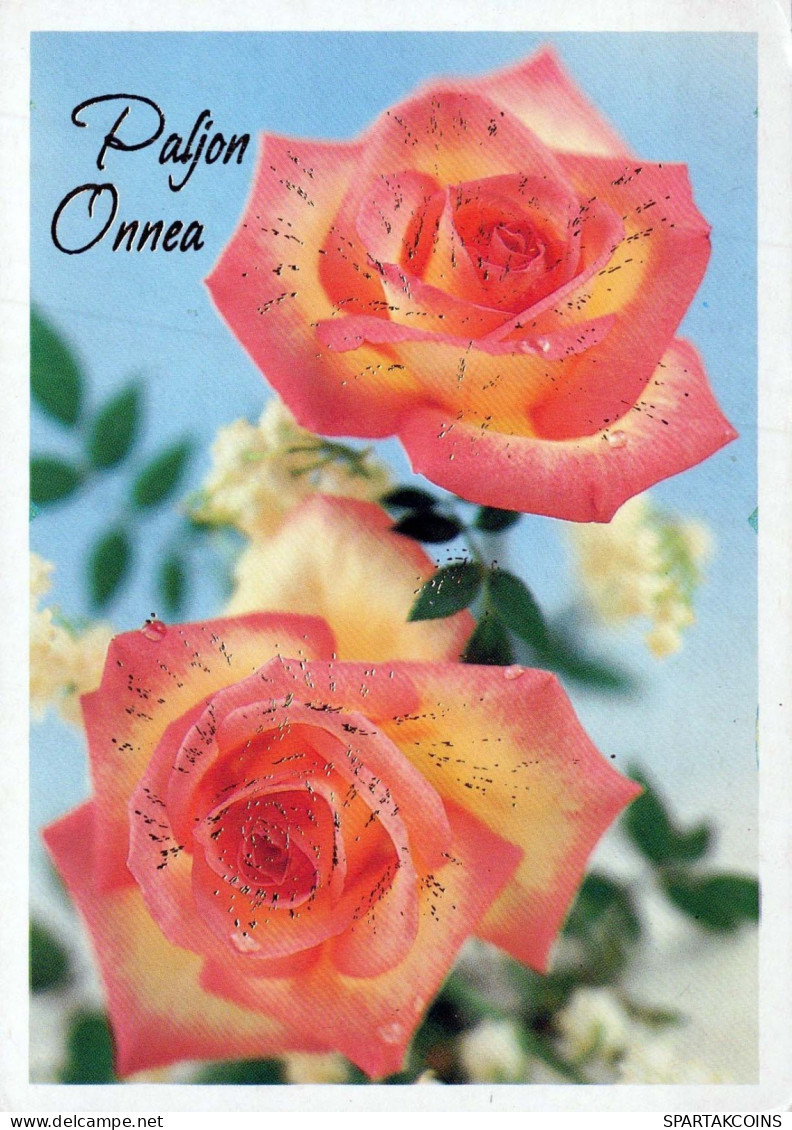 FLOWERS Vintage Ansichtskarte Postkarte CPSM #PBZ448.DE - Fleurs