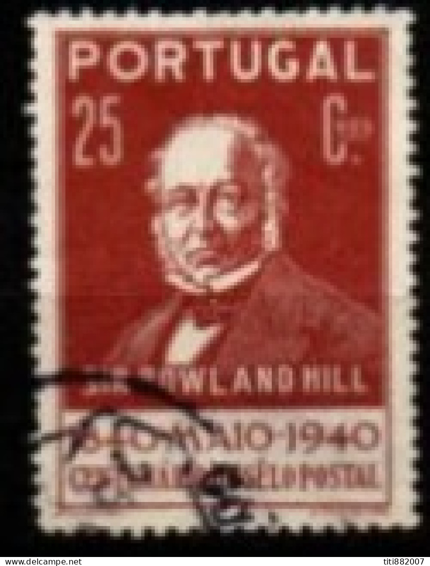 PORTUGAL   -   1940.   Y&T N° 601 Oblitéré .  Sir Rowland Hill - Unused Stamps