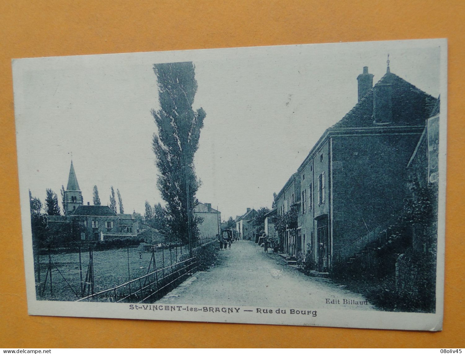 SAINT VINCENT BRAGNY -- Lot 2 Cpa Différentes ANIMEES - Le Bourg Et Une Rue Du Bourg - BEL ENSEMBLE - Autres & Non Classés