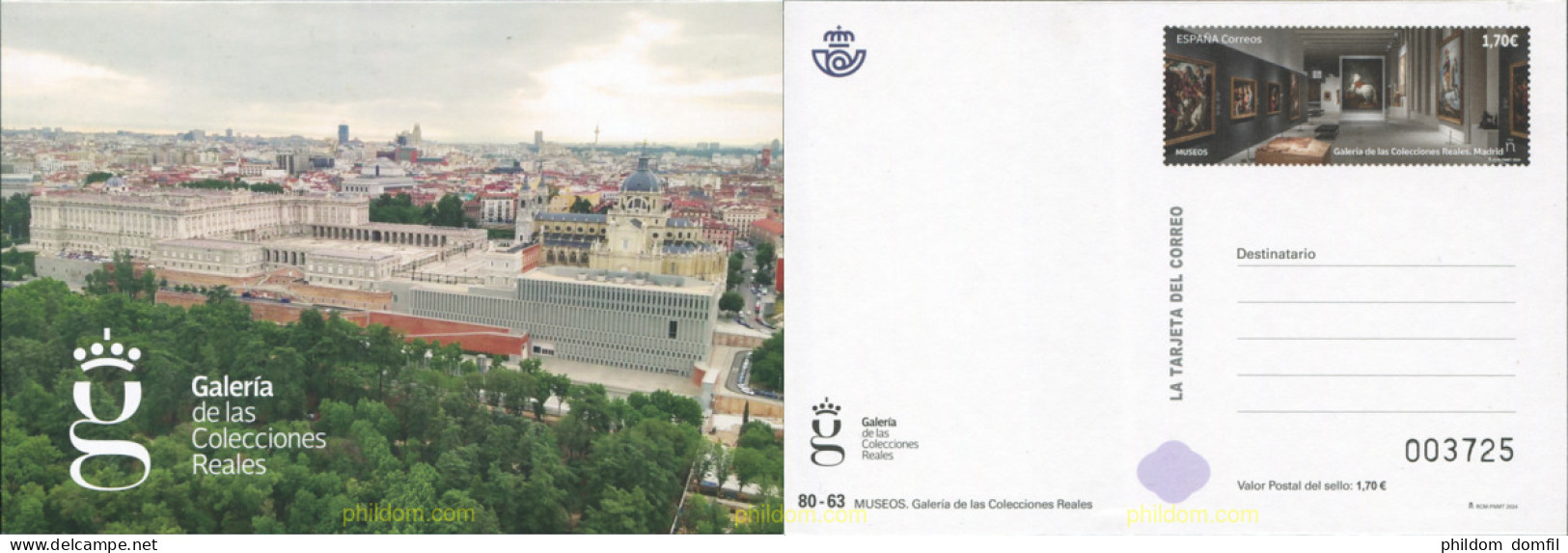 730076 MNH ESPAÑA 2024 MUSEOS. GALERÍA DE LAS COLECCIONES REALES. MADRID. - Ungebraucht