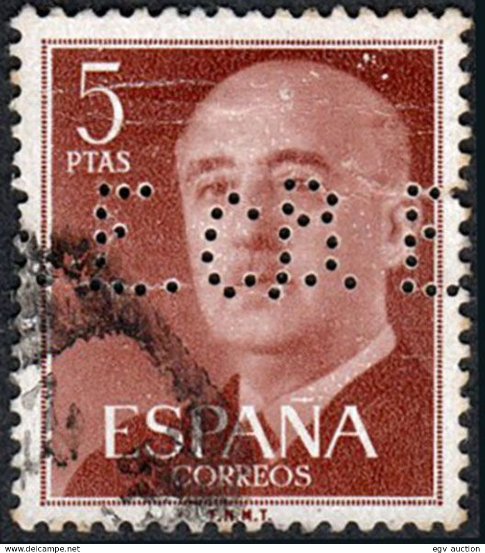 Madrid - Perforado - Edi O 1160 - "B.E.C." (Banco) - Used Stamps