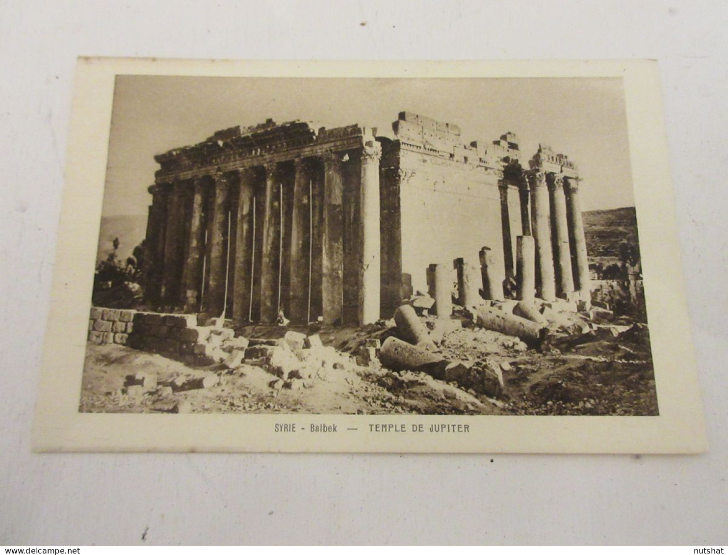 CP CARTE POSTALE SYRIE BALBEK TEMPLE De JUPITER - Vierge - Siria