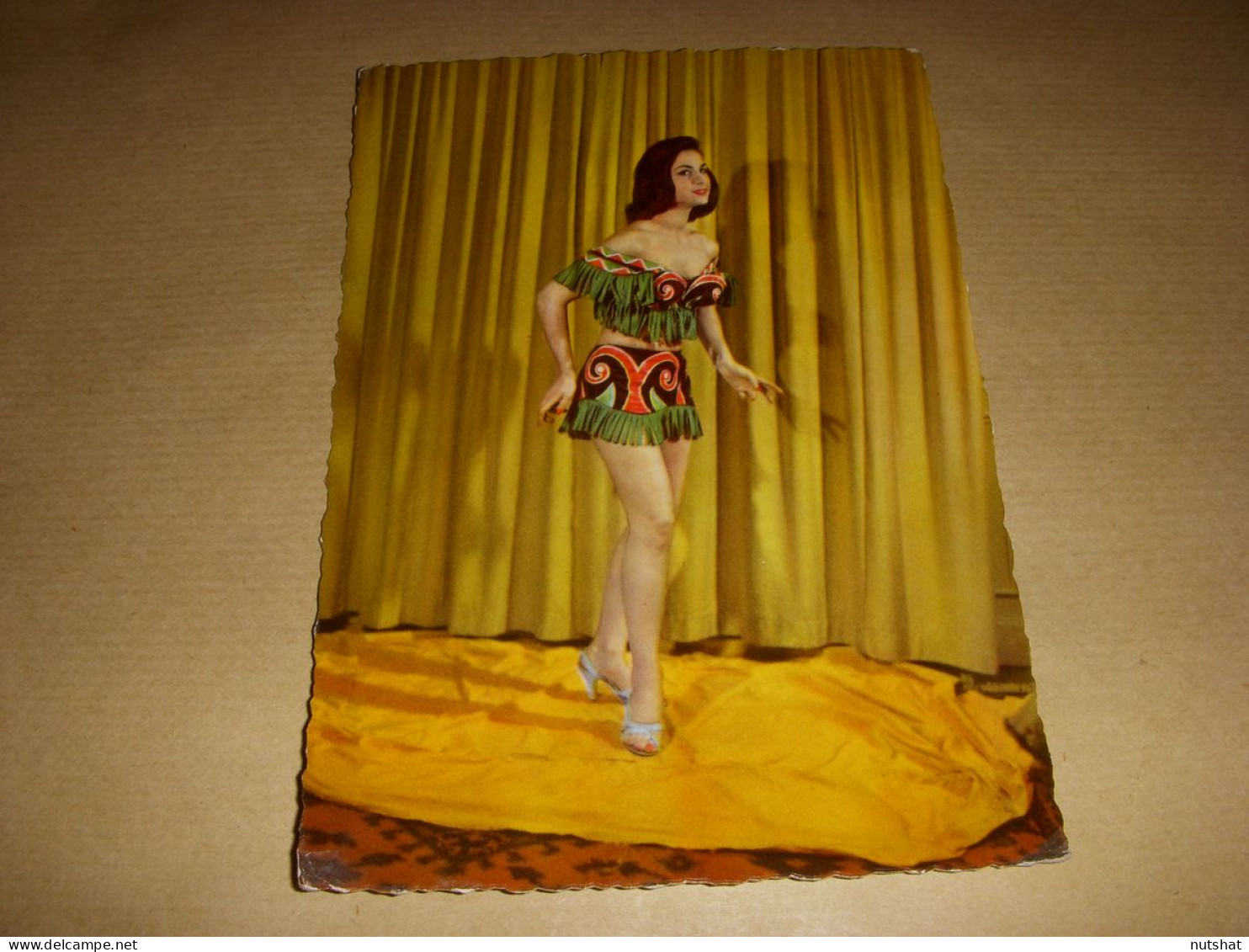 CP CARTE POSTALE SPECTACLE Une DANSEUSE - ECRITE En 1960 - Cabaret