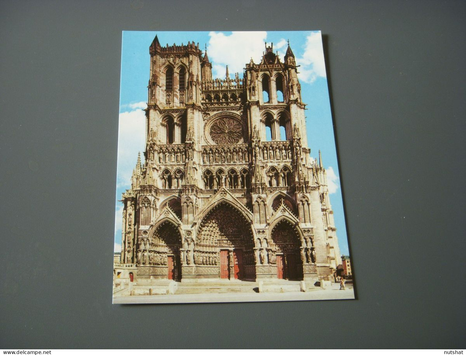 CP CARTE POSTALE SOMME CATHEDRALE AMIENS FACADE OUEST - Vierge                  - Amiens