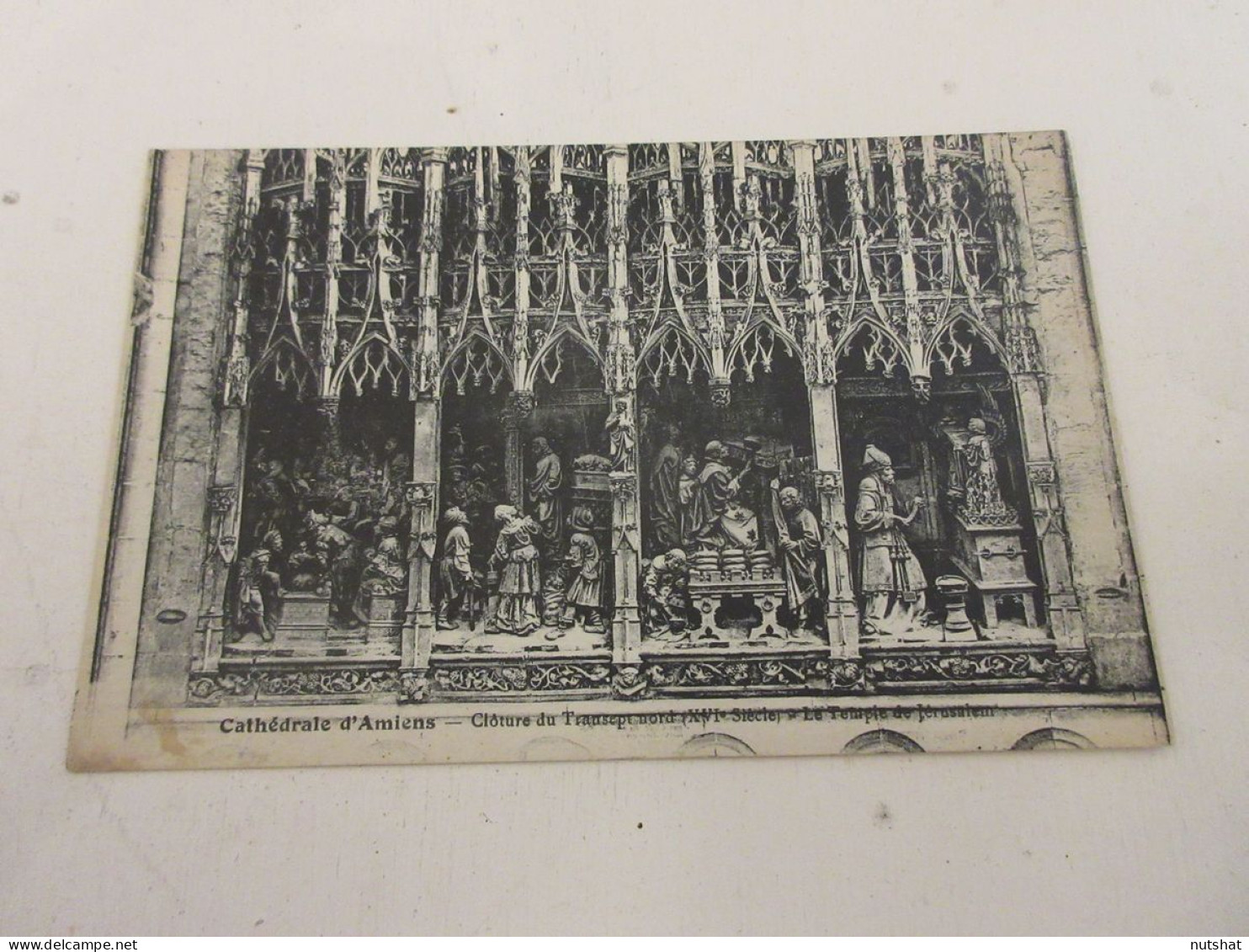 CP CARTE POSTALE SOMME CATHEDRALE AMIENS CLOTURE Du TRANSEPT NORD - Vierge - Amiens