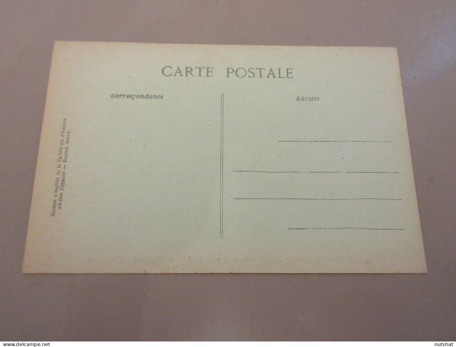 CP CARTE POSTALE SOMME CATHEDRALE AMIENS CLOTURE Du TRANSEPT NORD - Vierge - Amiens