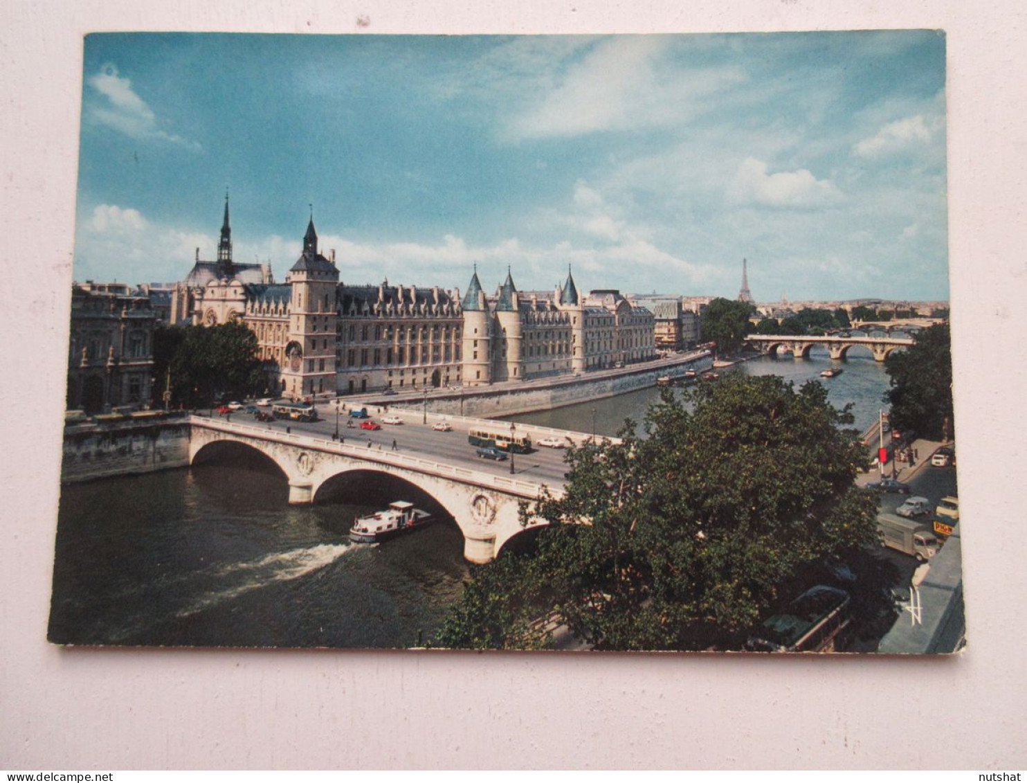 CP CARTE POSTALE SEINE PARIS La SEINE Du PONT Au CHANGE TOUR De L'HORLOGE        - De Seine En Haar Oevers