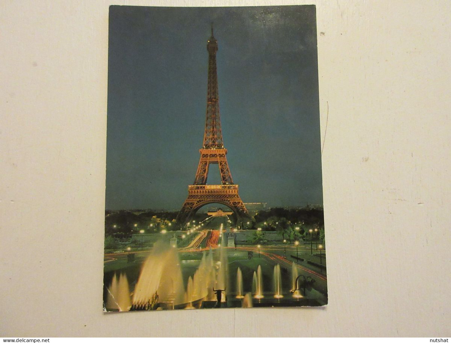 CP CARTE POSTALE SEINE PARIS La TOUR EIFFEL De NUIT - Ecrite En 1980             - Tour Eiffel