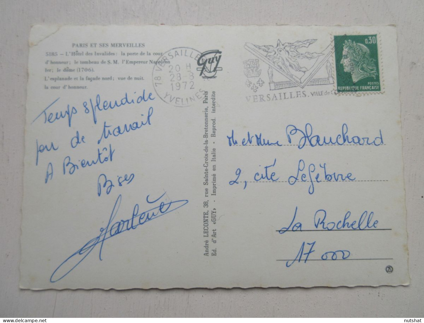 CP CARTE POSTALE SEINE PARIS HOTEL Des INVALIDES VUES DIVERSES                   - Sonstige Sehenswürdigkeiten