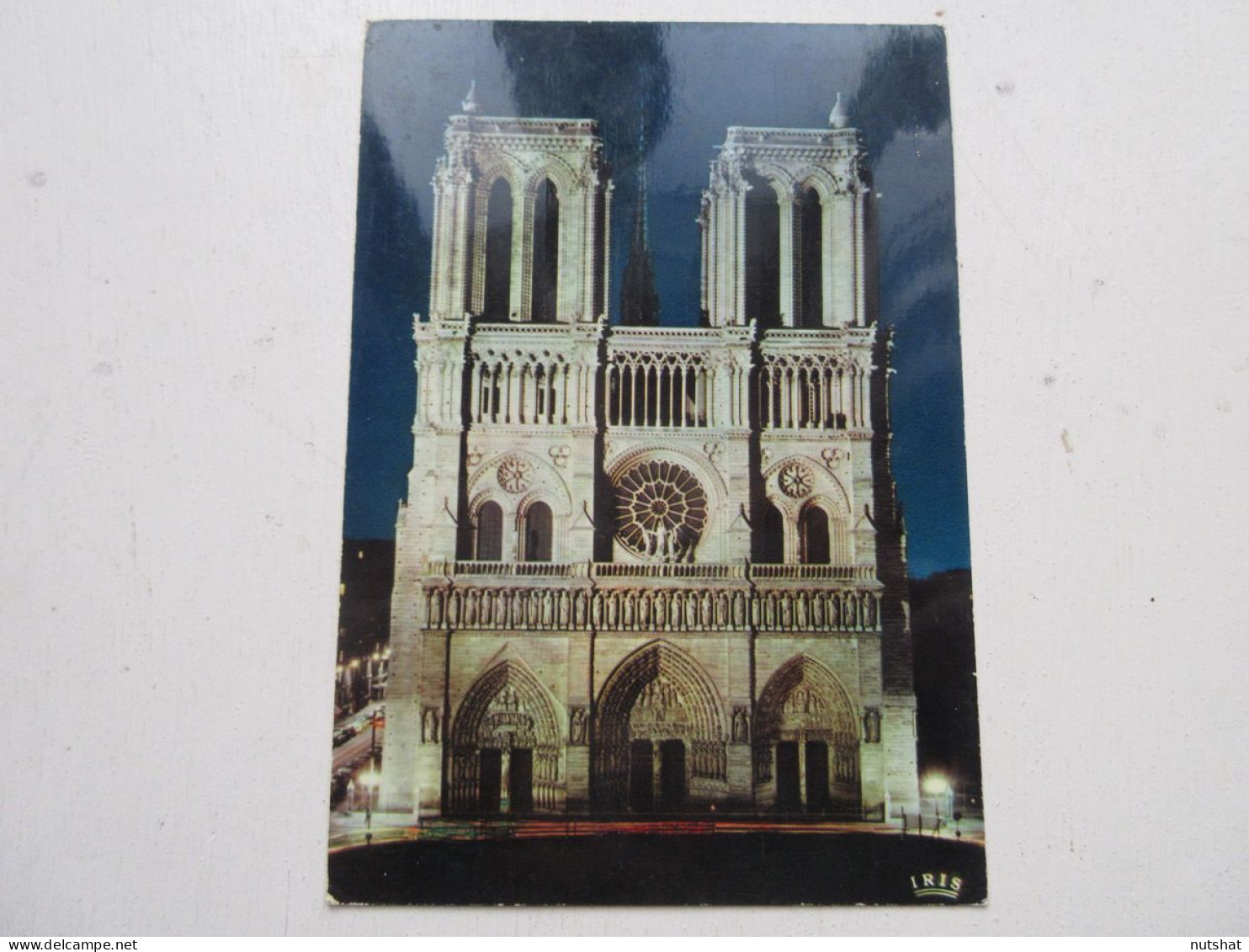 CP CARTE POSTALE SEINE PARIS CATHEDRALE NOTRE DAME De PARIS ILLUMINEE            - Notre Dame Von Paris