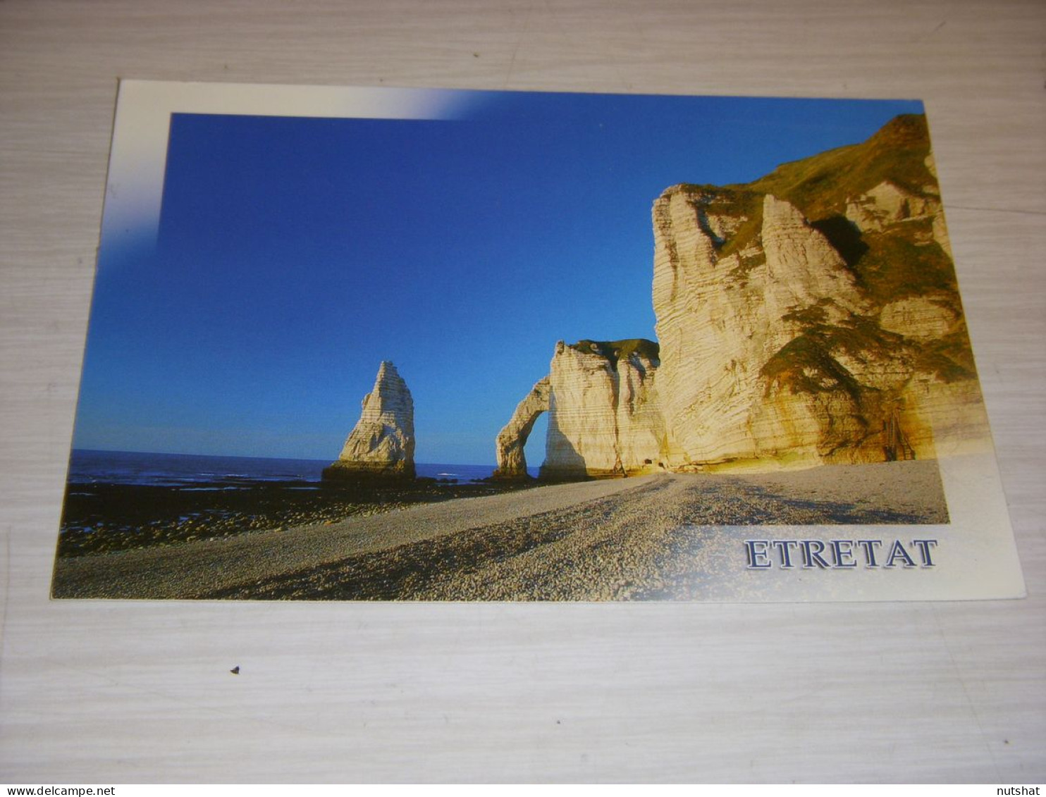 CP CARTE POSTALE SEINE MARITIME ETRETAT FALAISE AVAL AIGUILLE - ECRITE TIMBREE - Etretat