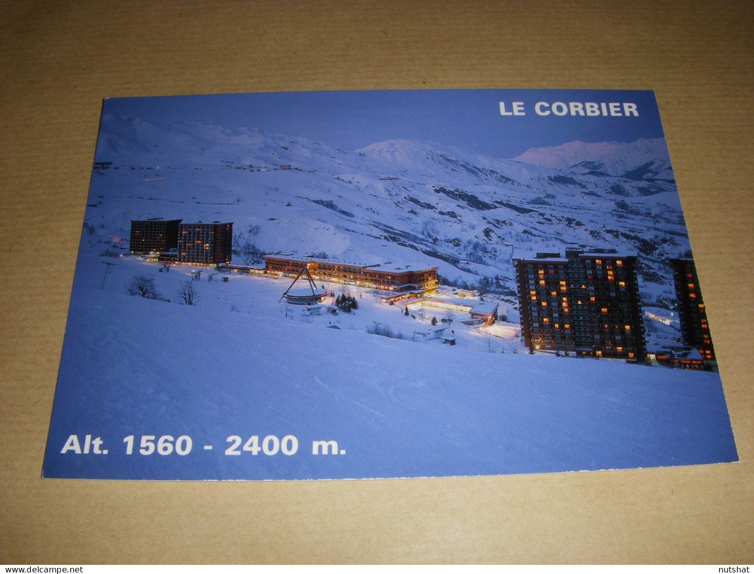 CP CARTE POSTALE SAVOIE Le CORBIER CREPUSCULE Sur La STATION - VIERGE - Autres & Non Classés