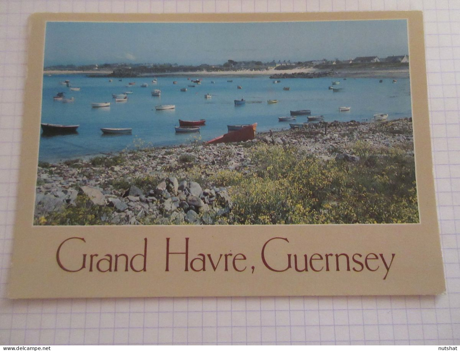 CP CARTE POSTALE ROYAUME-UNI GUERNSEY GRAND HAVRE - Ecrite En 1992               - Guernsey