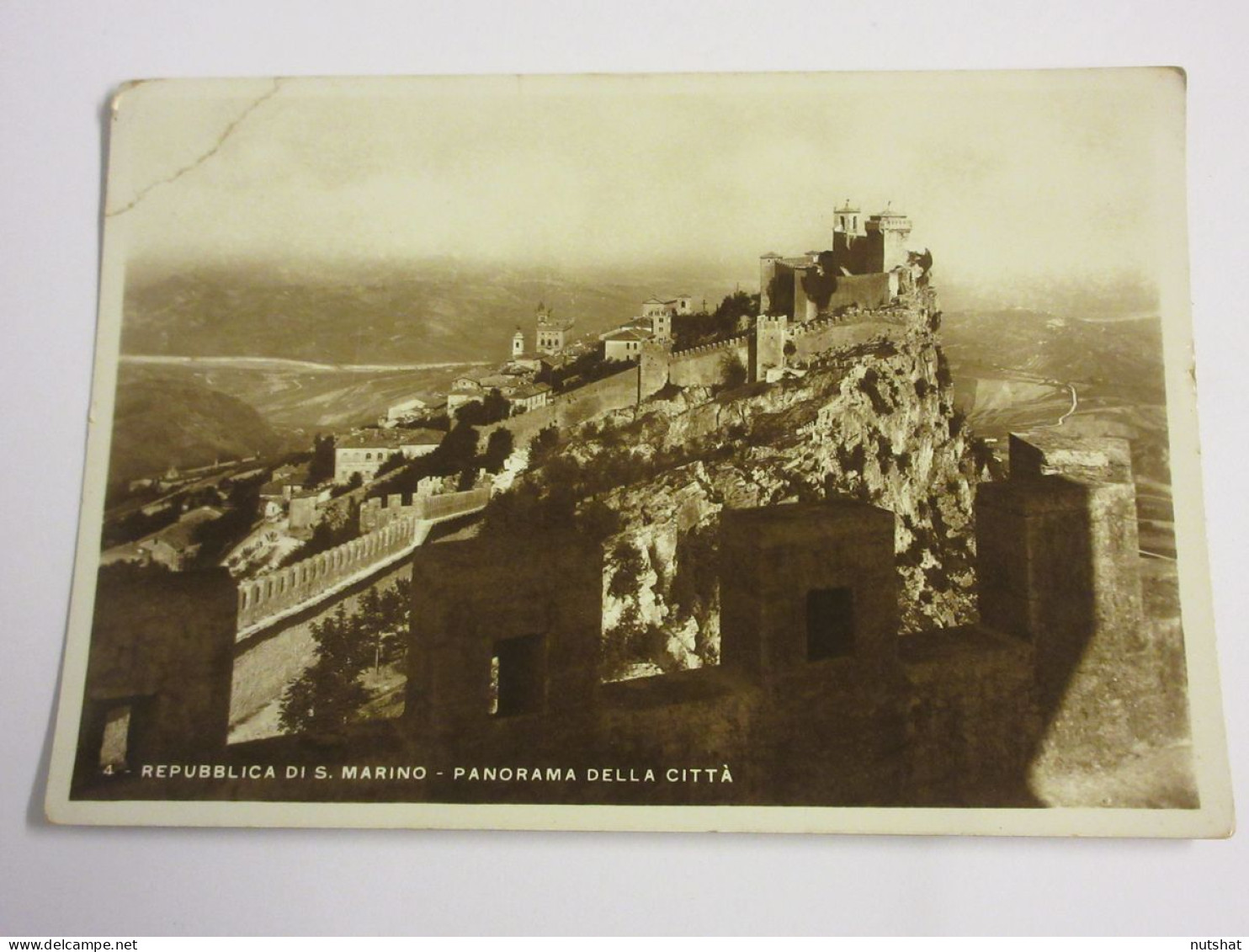 CP CARTE POSTALE REPUBLIQUE De SAN MARIN VUE GENERALE - Ecrite En 1937           - San Marino