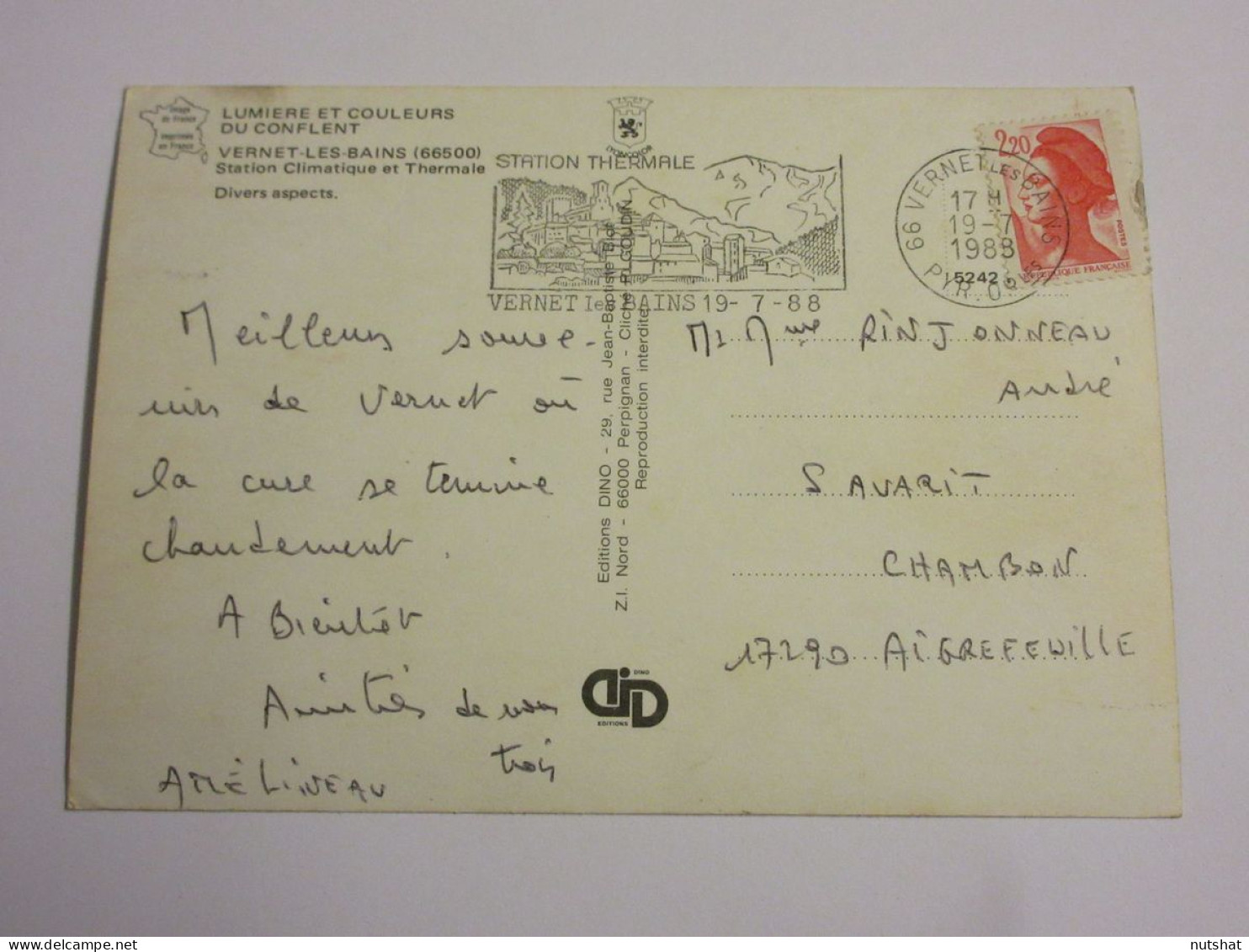 CP CARTE POSTALE PYRENEES ORIENTALES VERNET Les BAINS VUES DIVERSES              - Other & Unclassified