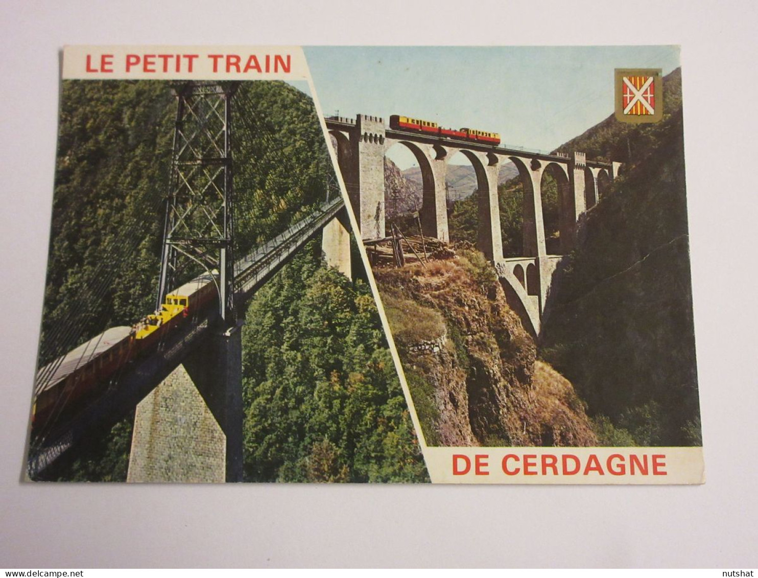 CP CARTE POSTALE PYRENEES ORIENTALES Le PETIT TRAIN De CERDAGNE - Ecrite En 1989 - Andere & Zonder Classificatie