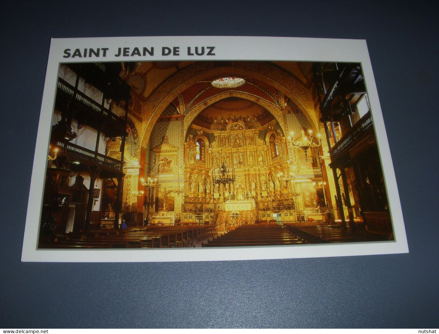CP CARTE POSTALE PYRENEES ATLANTIQUES SAINT JEAN De LUZ INTERIEUR EGLISE Vierge - Saint Jean De Luz