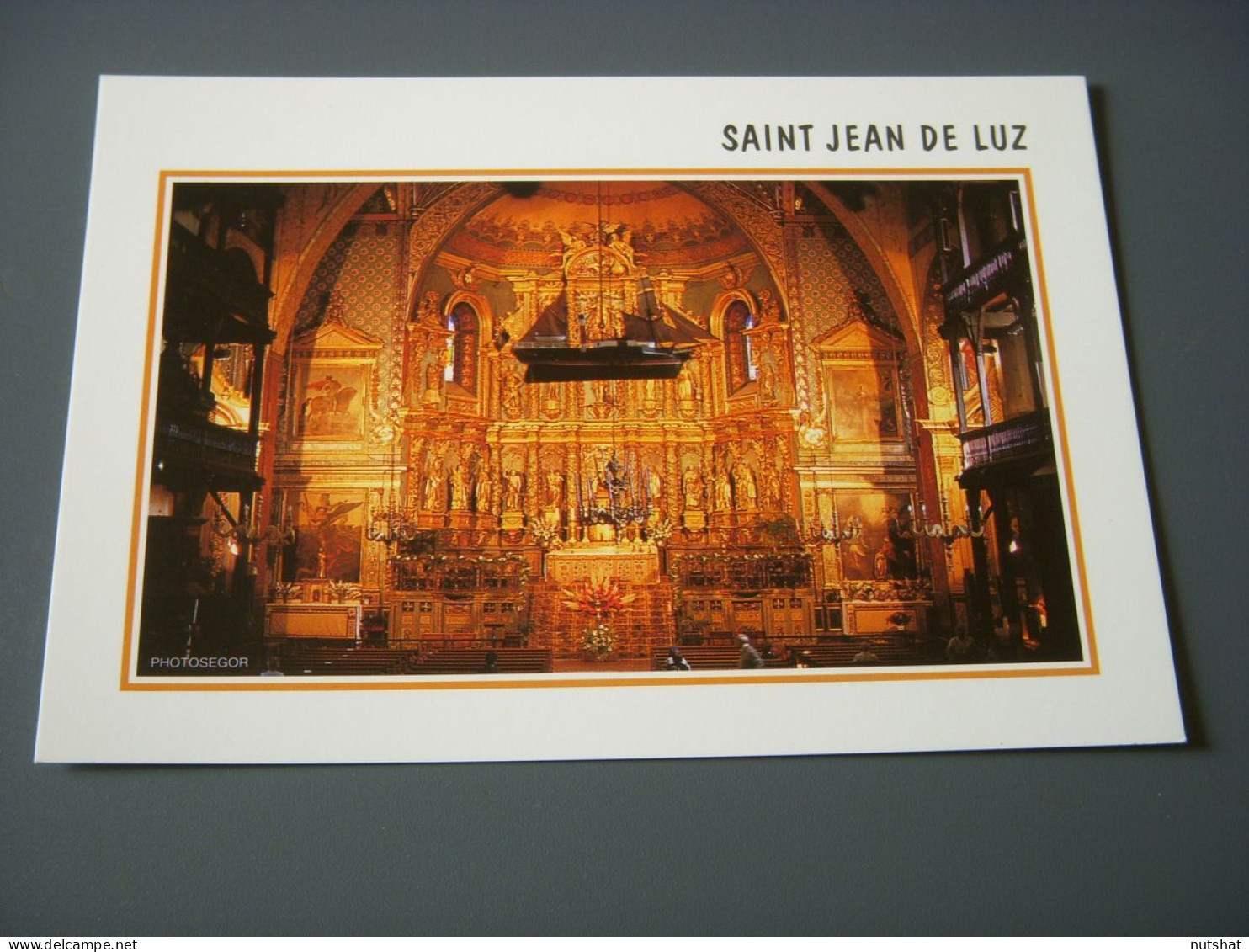 CP CARTE POSTALE PYRENEES ATLANTIQUES SAINT JEAN De LUZ CHOEUR St JEAN BAPTISTE  - Saint Jean De Luz