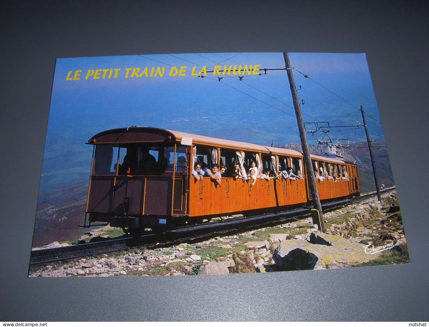 CP CARTE POSTALE PYRENEES ATLANTIQUES Le PETIT TRAIN De La RHUNE - Vierge - Altri & Non Classificati