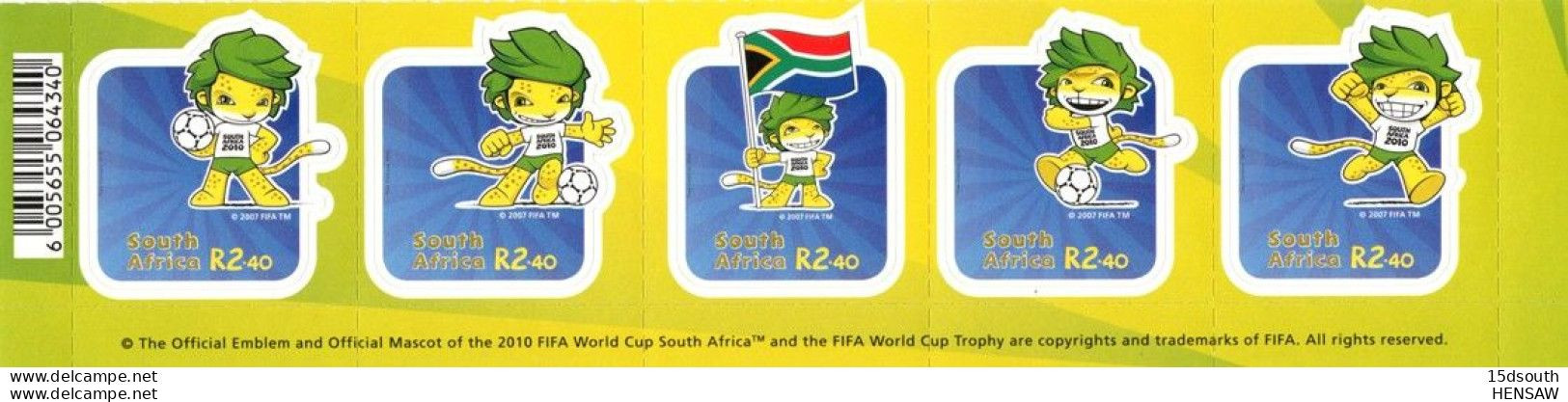 South Africa - 2010 SA World Cup 2010 Mascot Set 2.40 X 5 - MNH - Neufs