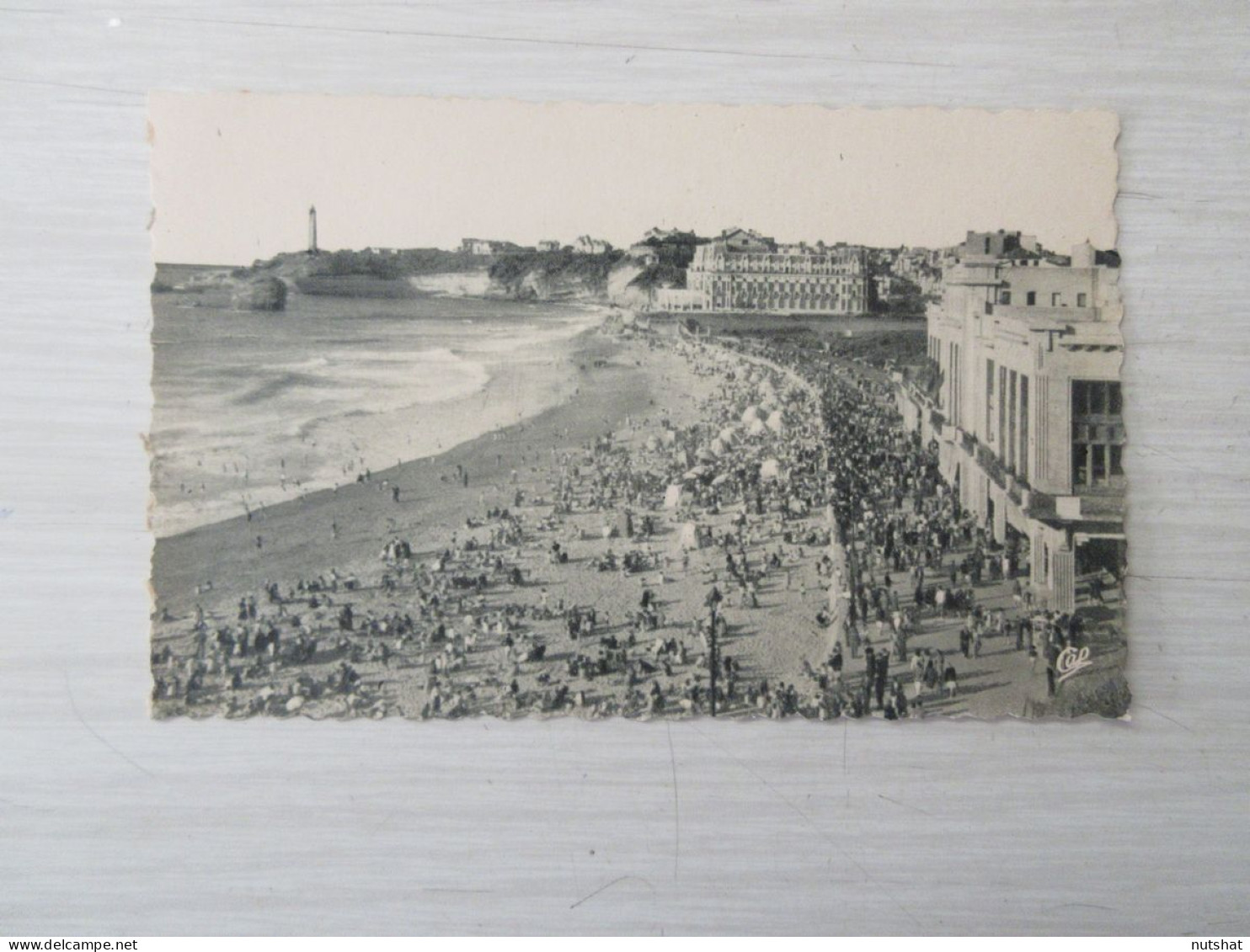 CP CARTE POSTALE PYRENEES ATLANTIQUES BIARRITZ La GRANDE PLAGE - Vierge          - Biarritz