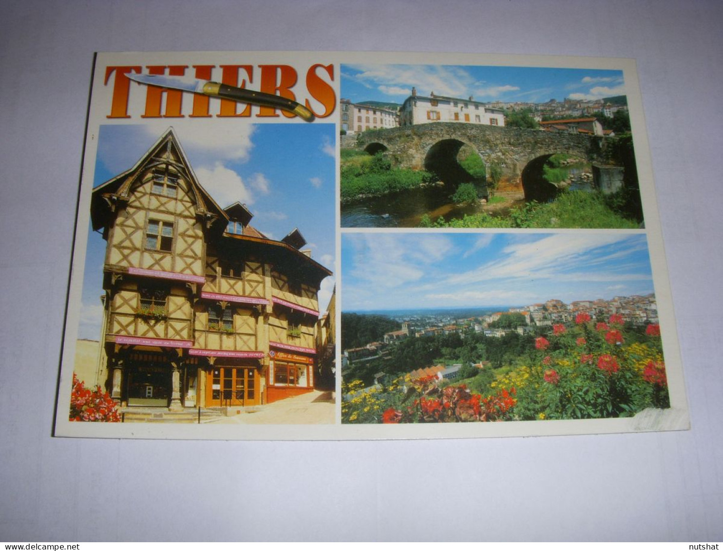 CP CARTE POSTALE PUY De DOME THIERS MAISON De PIROU MOUTIER  - ECRITE En 2012 - Thiers