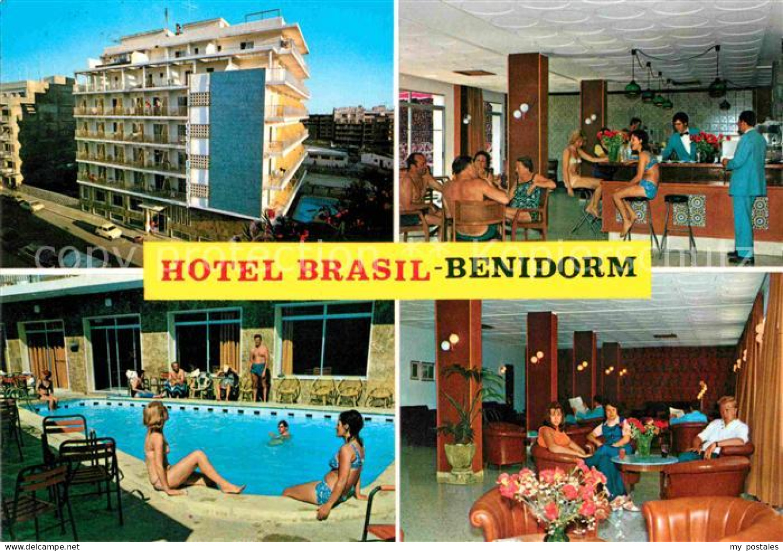 72719324 Benidorm Hotel Brasil Bar Restaurant Swimming Pool  - Otros & Sin Clasificación