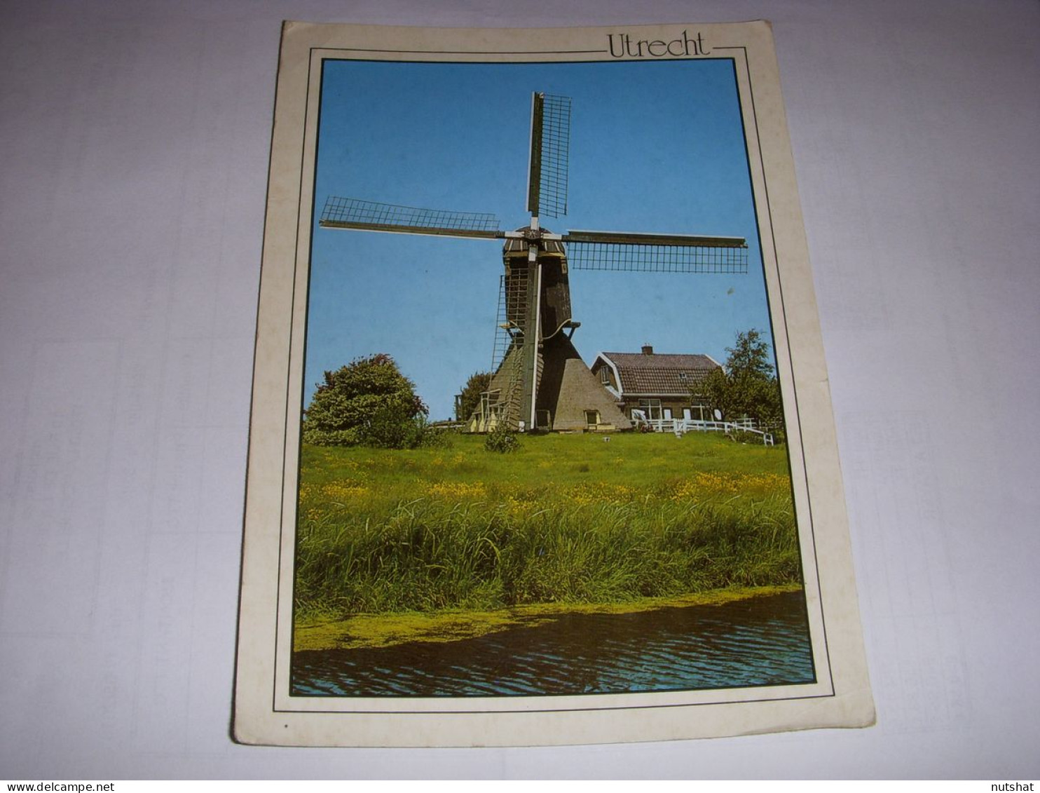 CP CARTE POSTALE PAYS BAS UTRECHT Un MOULIN - ECRITE - Utrecht