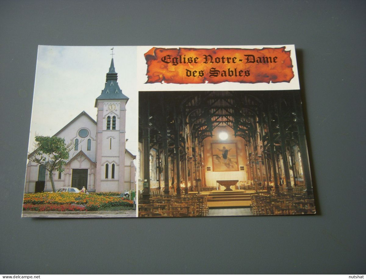 CP CARTE POSTALE PAS De CALAIS BERCK Sur MER EGLISE NOTRE DAME Des SABLES Ecrite - Berck