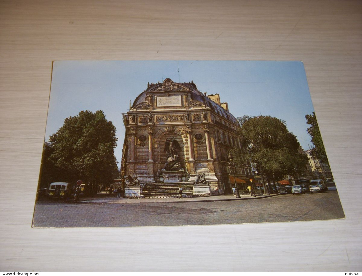 CP CARTE POSTALE PARIS La FONTAINE St MICHEL - ECRITE En 1969 - Altri Monumenti, Edifici