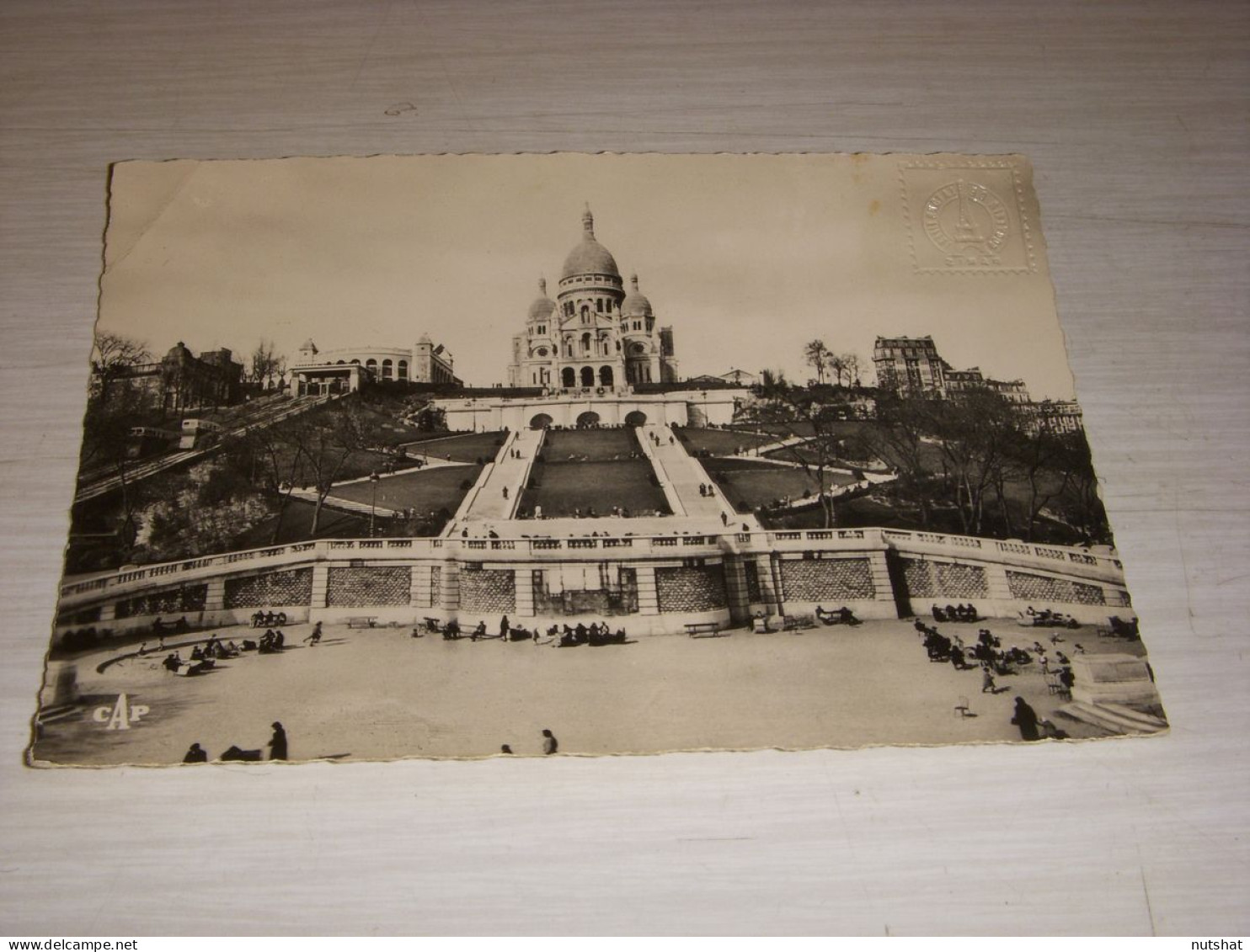 CP CARTE POSTALE PARIS BASILIQUE Du SACRE COEUR De MONTMARTRE - VIERGE - Sacré Coeur