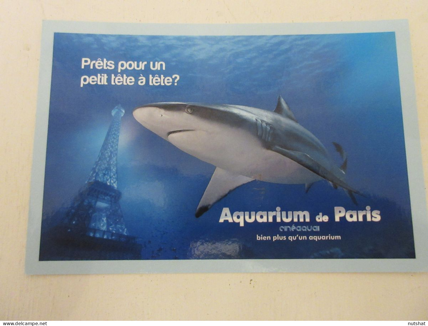 CP CARTE POSTALE PARIS AQUARIUM CINEAQUA - Ecrite En 2014 - Other & Unclassified