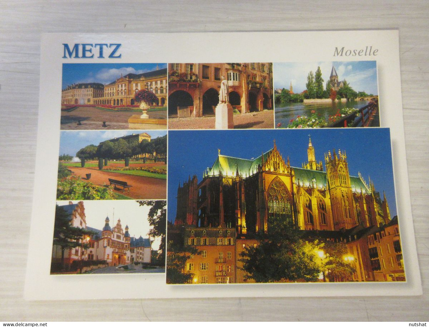 CP CARTE POSTALE MOSELLE METZ Le THEATRE Le TEMPLE Le PALAIS Du GOUVERNEUR        - Metz