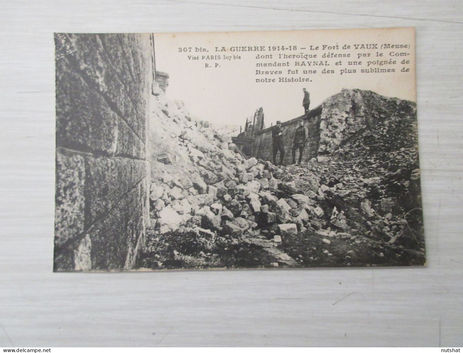 CP CARTE POSTALE MEUSE VERDUN 14-18 Le FORT De VAUX - Vierge                     - Verdun