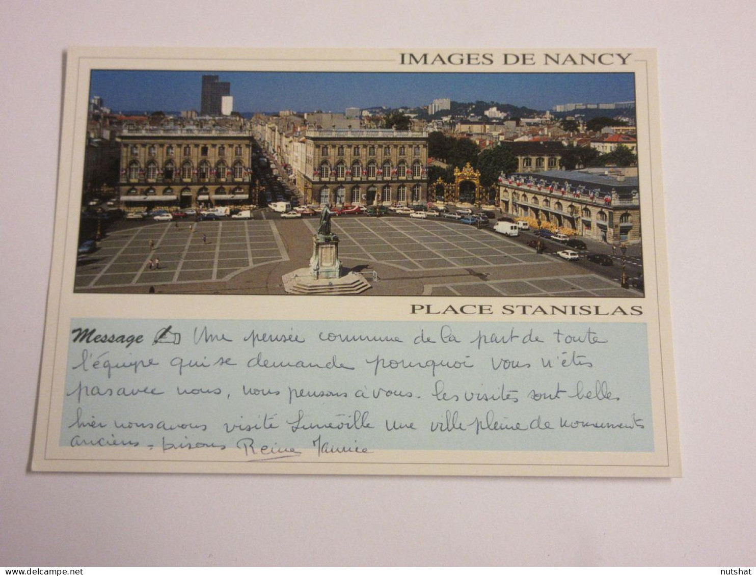 CP CARTE POSTALE MEURTHE Et MOSELLE NANCY PLACE STANISLAS FONTAINE AMPHITRITE    - Nancy