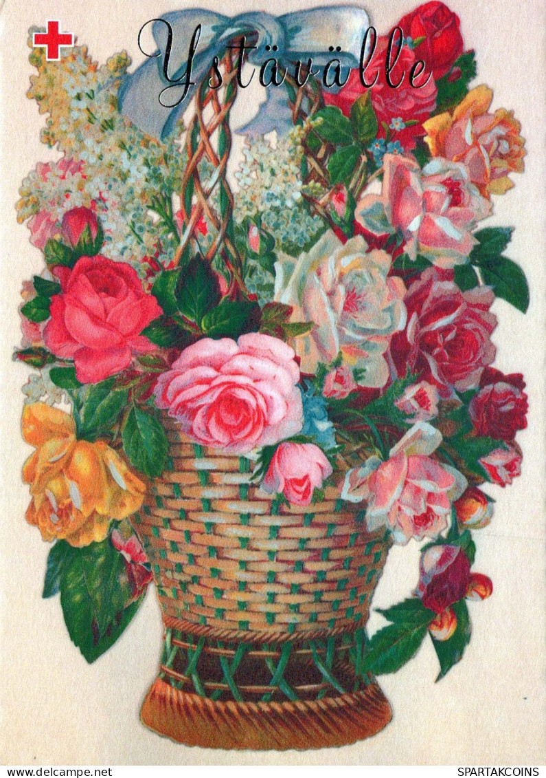 FLEURS Vintage Carte Postale CPSM #PAS583.FR - Blumen