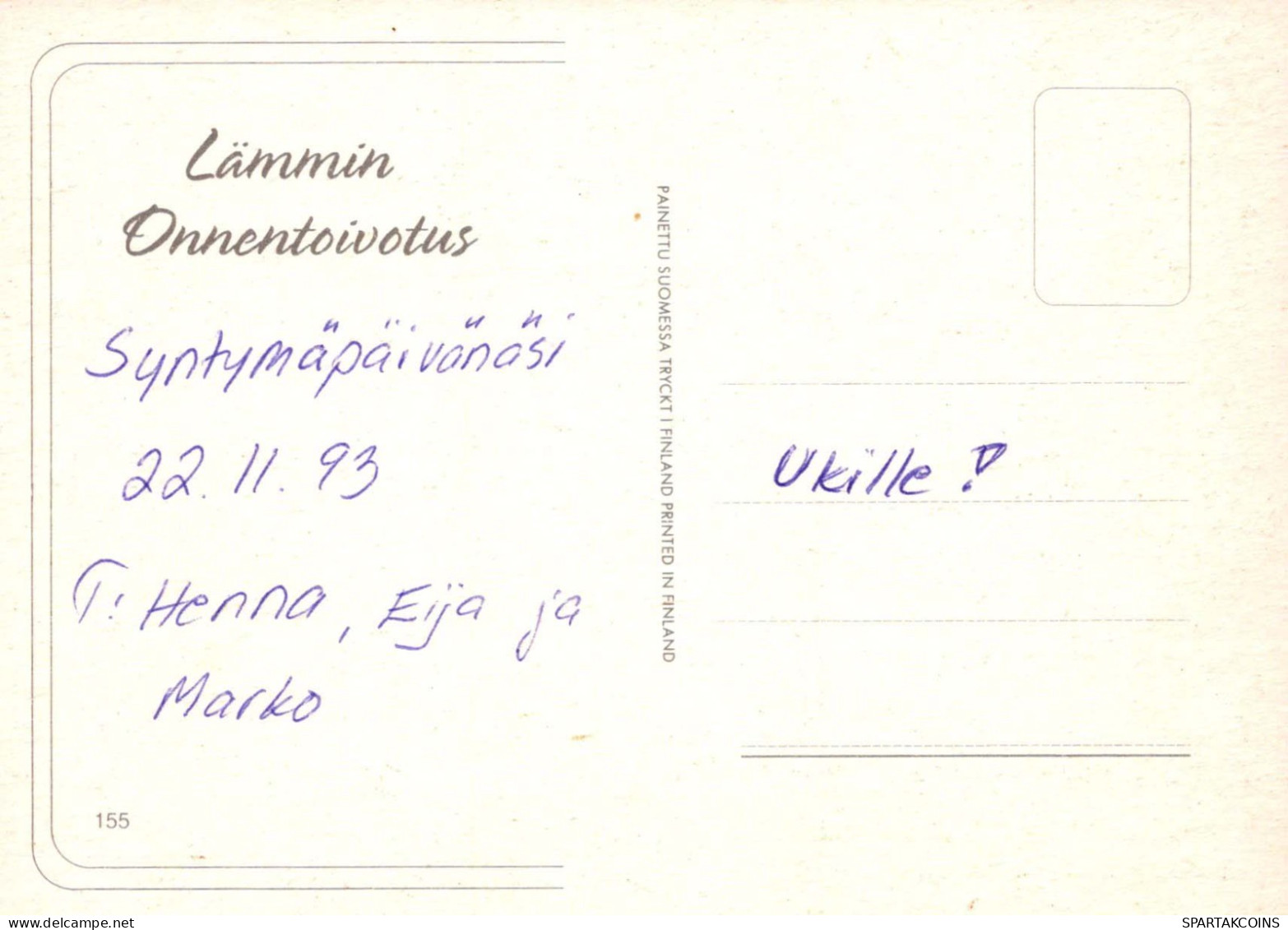 FLEURS Vintage Carte Postale CPSM #PAR919.FR - Flowers